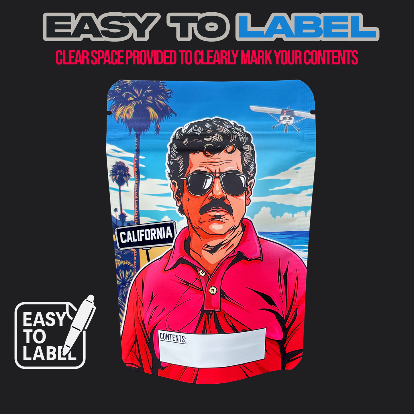 Pablo Mylar Bags 3.5G