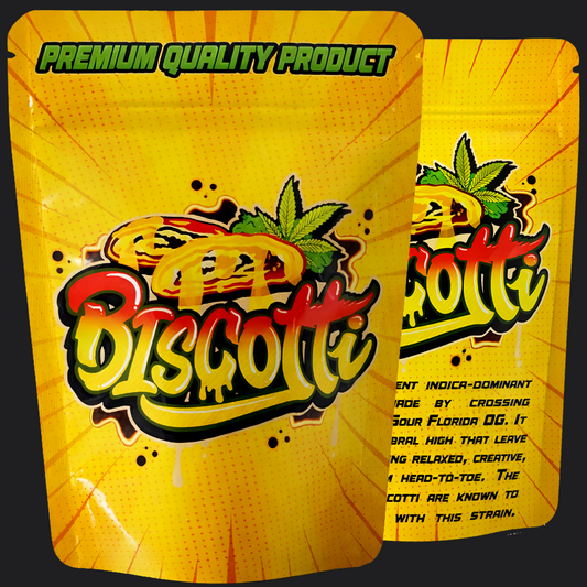 Biscotti Mylar Bags 3.5G
