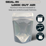 Clear Mylar Bags 3.5G