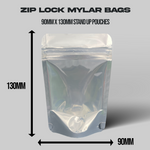 Clear Mylar Bags 3.5G