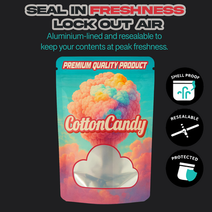 Cotton Candy Mylar Bags 3.5G