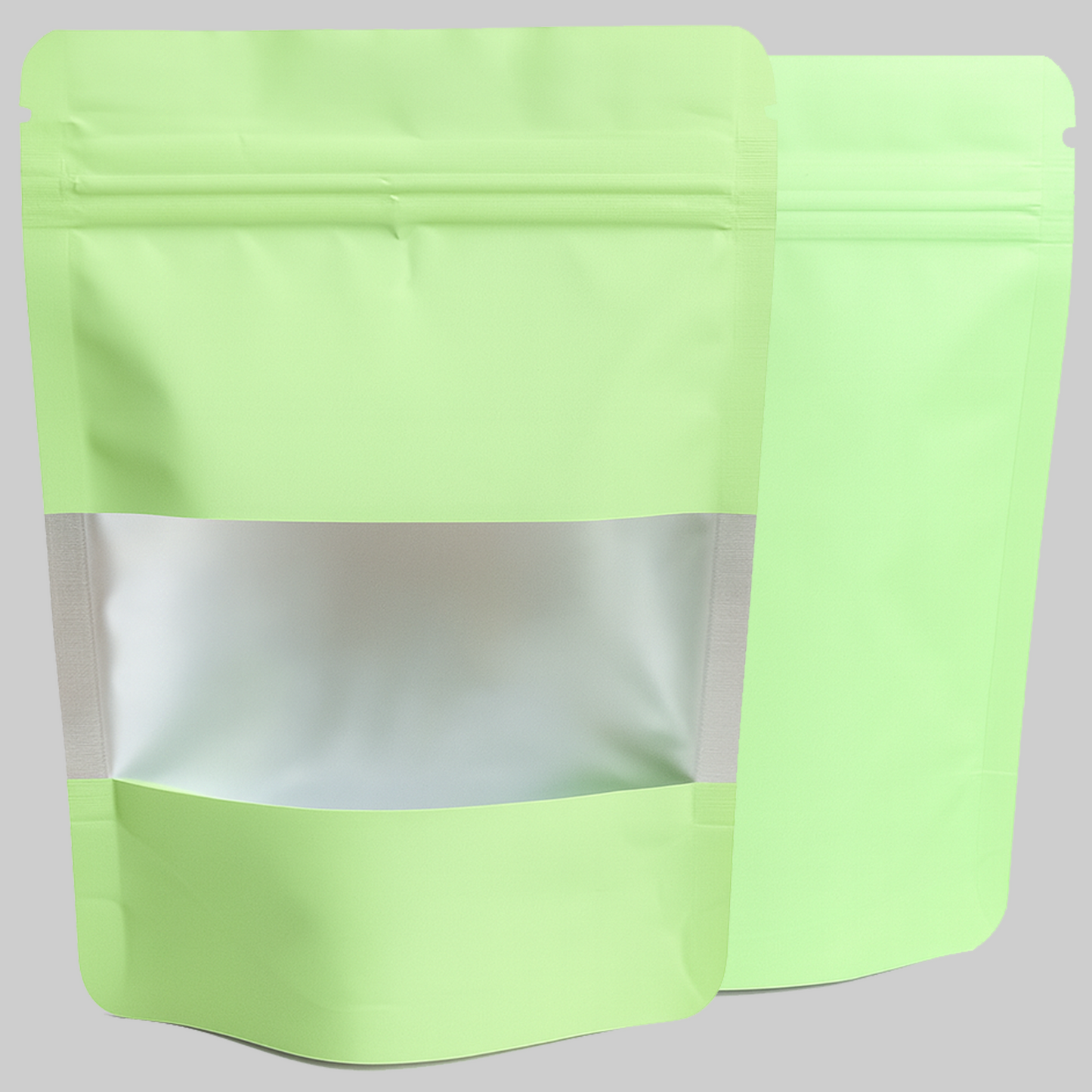 Cyan Window Mylar Bags 3.5G