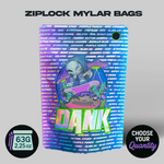 DANK Mylar Bags 63G