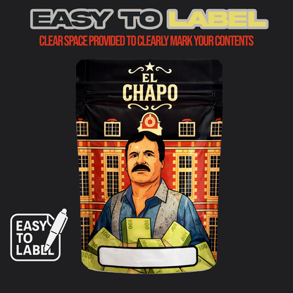 El Chapo Mylar Bags 3.5G