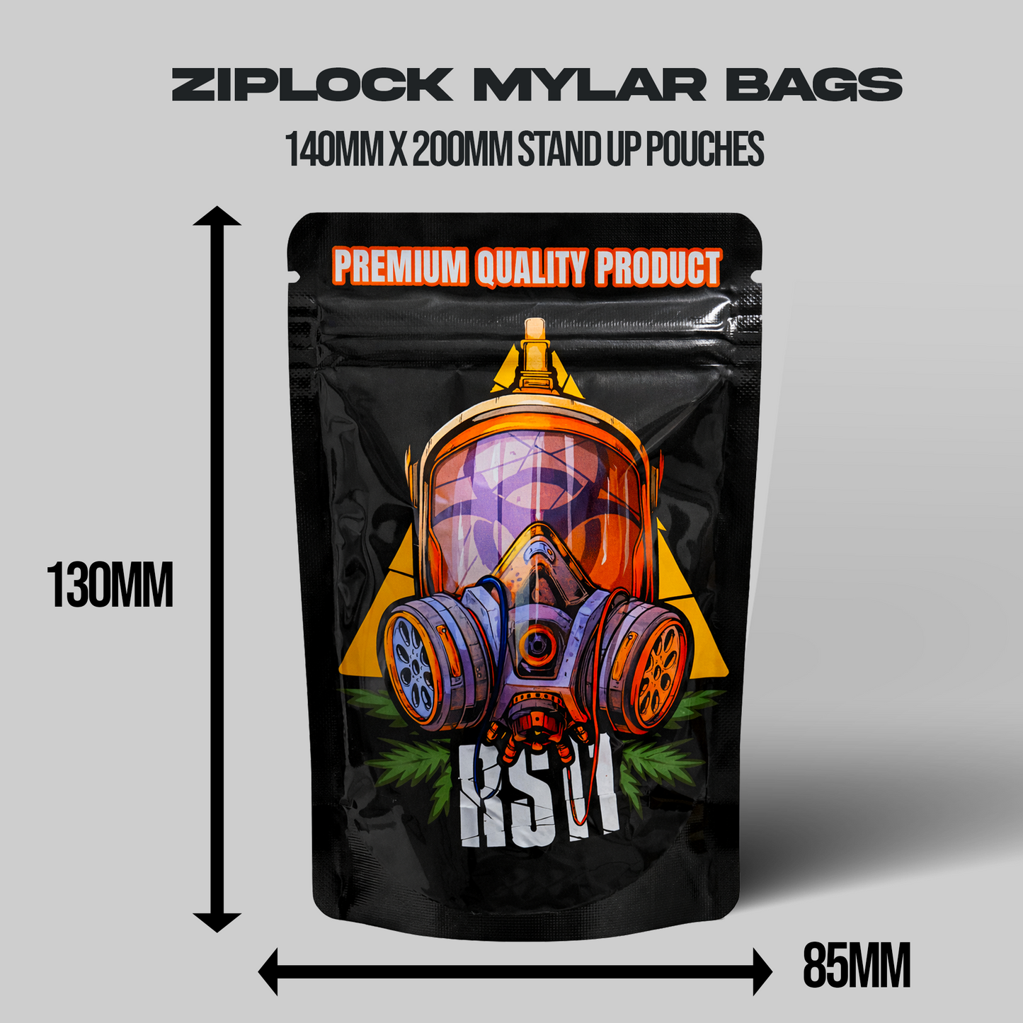 RS11 Mylar bags 3.5G