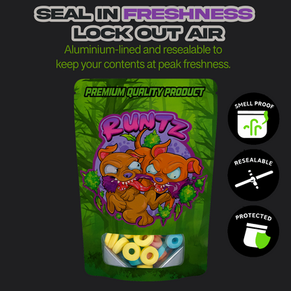 Runtz Mylar Bags