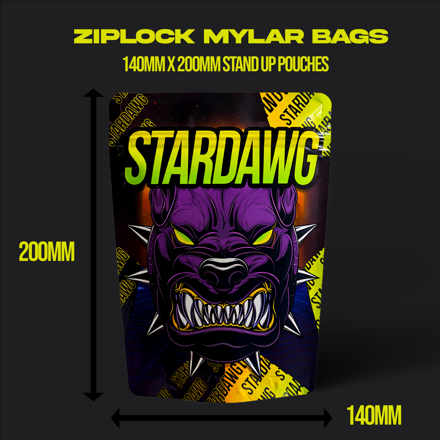 Stardawg Mylar Bags 28G