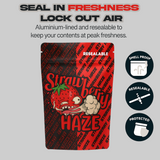 Strawberry Haze Mylar Bags