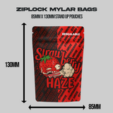 Strawberry Haze Mylar Bags