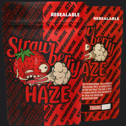 Strawberry Haze Mylar Bags