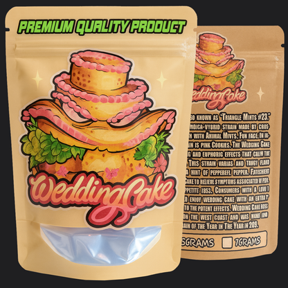 Wedding Cake Mylar Bags