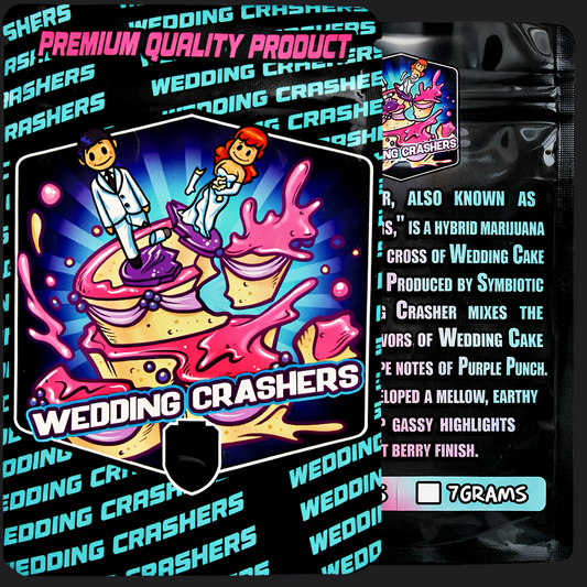 Wedding Crashers Mylar Bags 3.5G