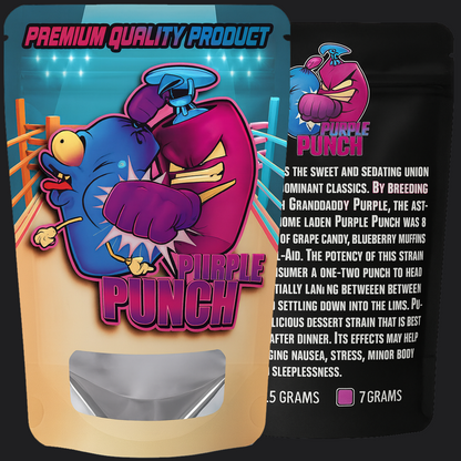 Purple Punch Mylar Bags