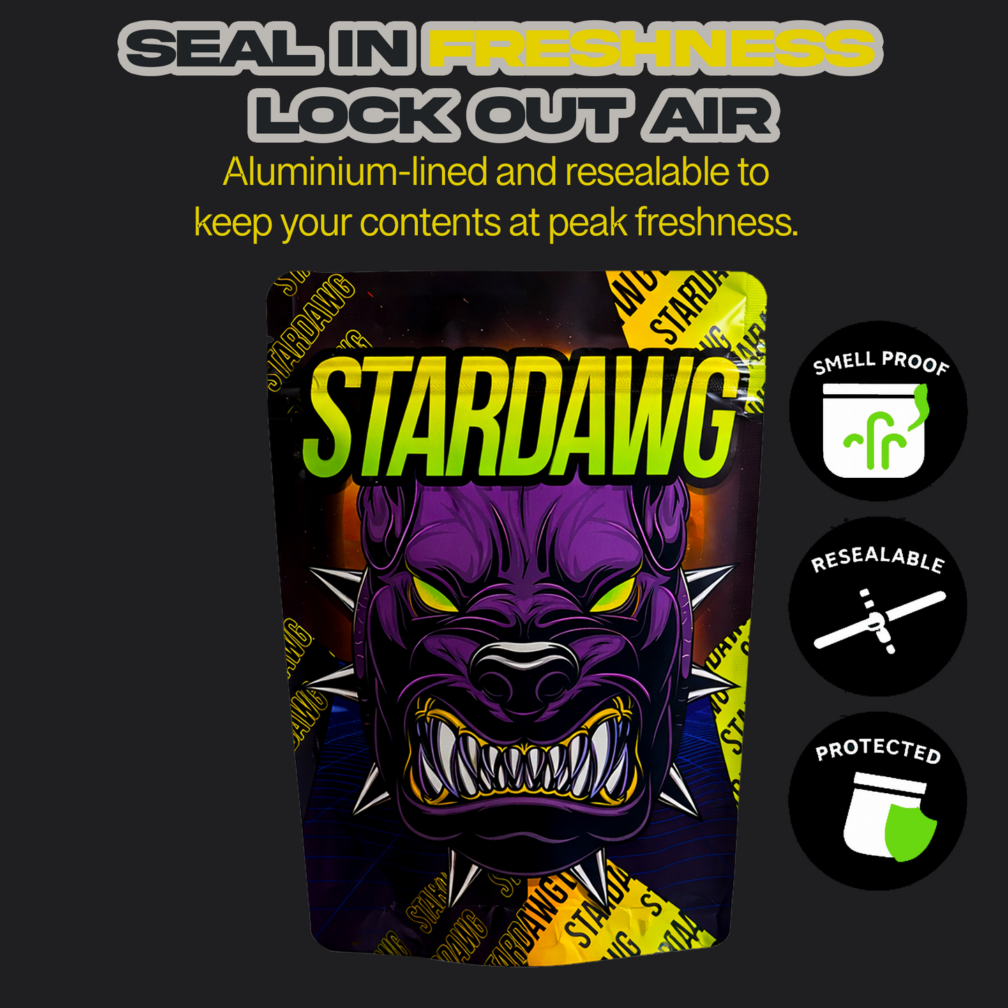 Stardawg Mylar Bags 3.5G