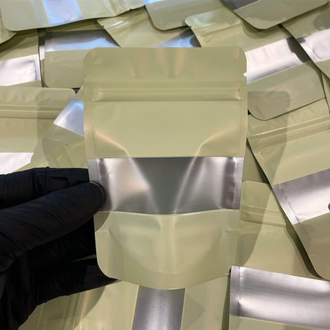 Cream Mylar Bags 3.5G / 7G