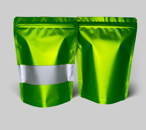 Green Mylar Bags 3.5G / 7G