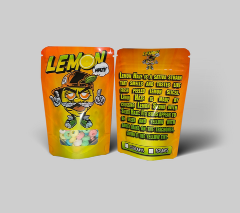 Lemon Haze Mylar Bags
