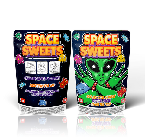 Space Sweets Edible Mylar Bags